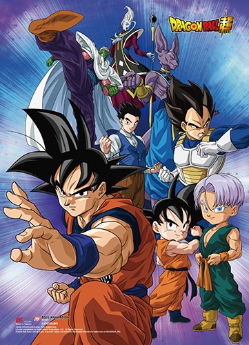 Battle of the Gods Group 8 Wall Scroll Pose 1