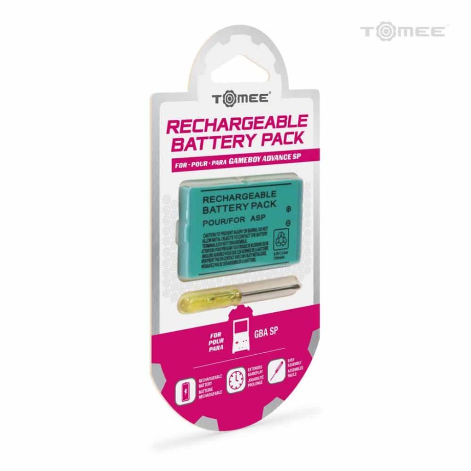 Rechargeable Battery Pack For Game Boy Advance SP Box