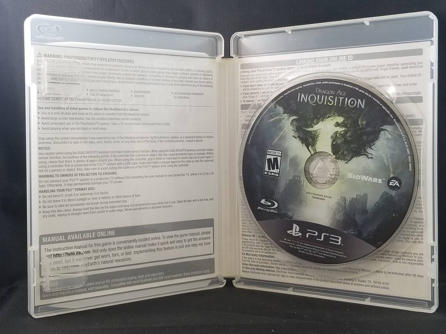 Dragon Age Inquisition Disc