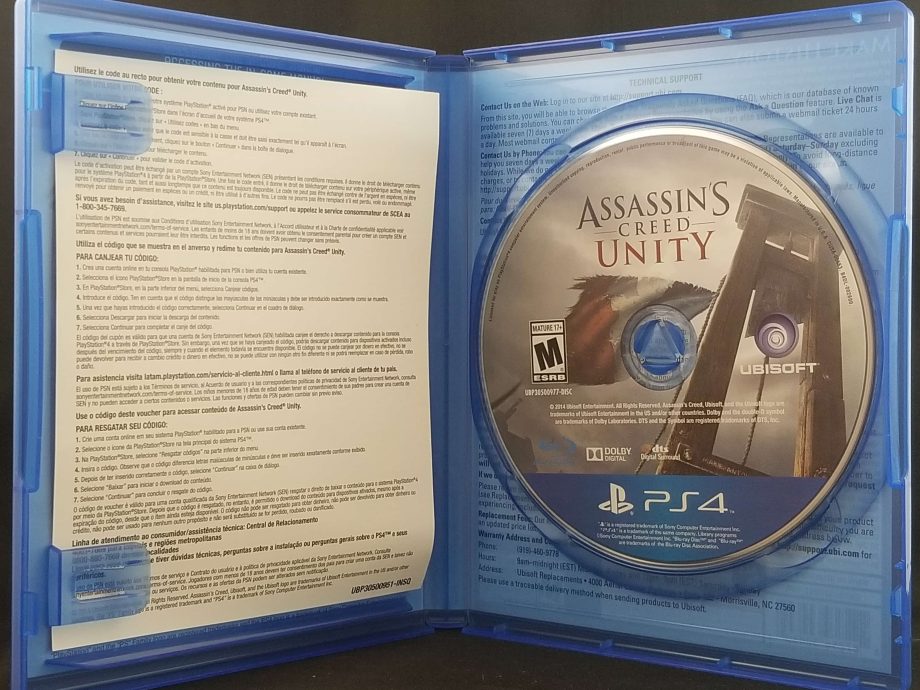 Assassin's Creed Unity Limited Edition Disc