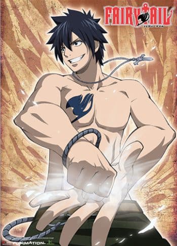 Fairy Tail Gray Wall Scroll Version 2