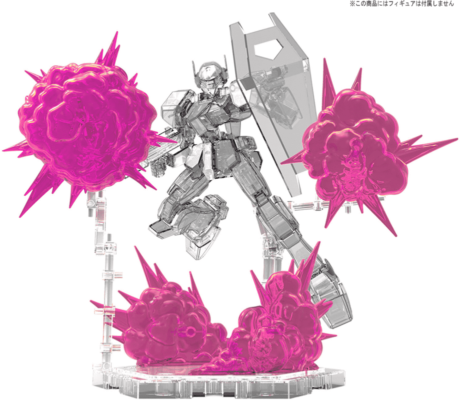 Figure-Rise Effect Burst Effect Space Pink Pose 4