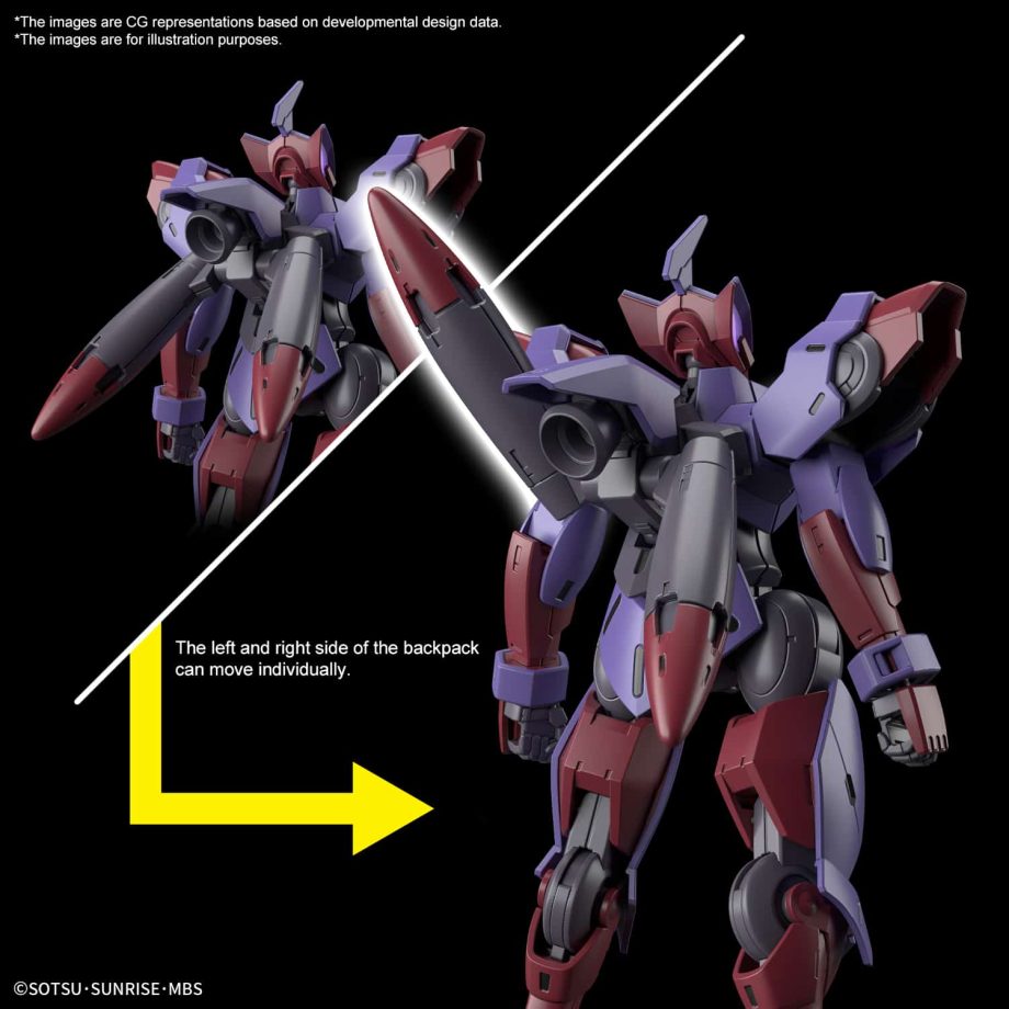 Gundam The Witch from Mercury 1/144 High Grade Beguir-Pente Pose 4