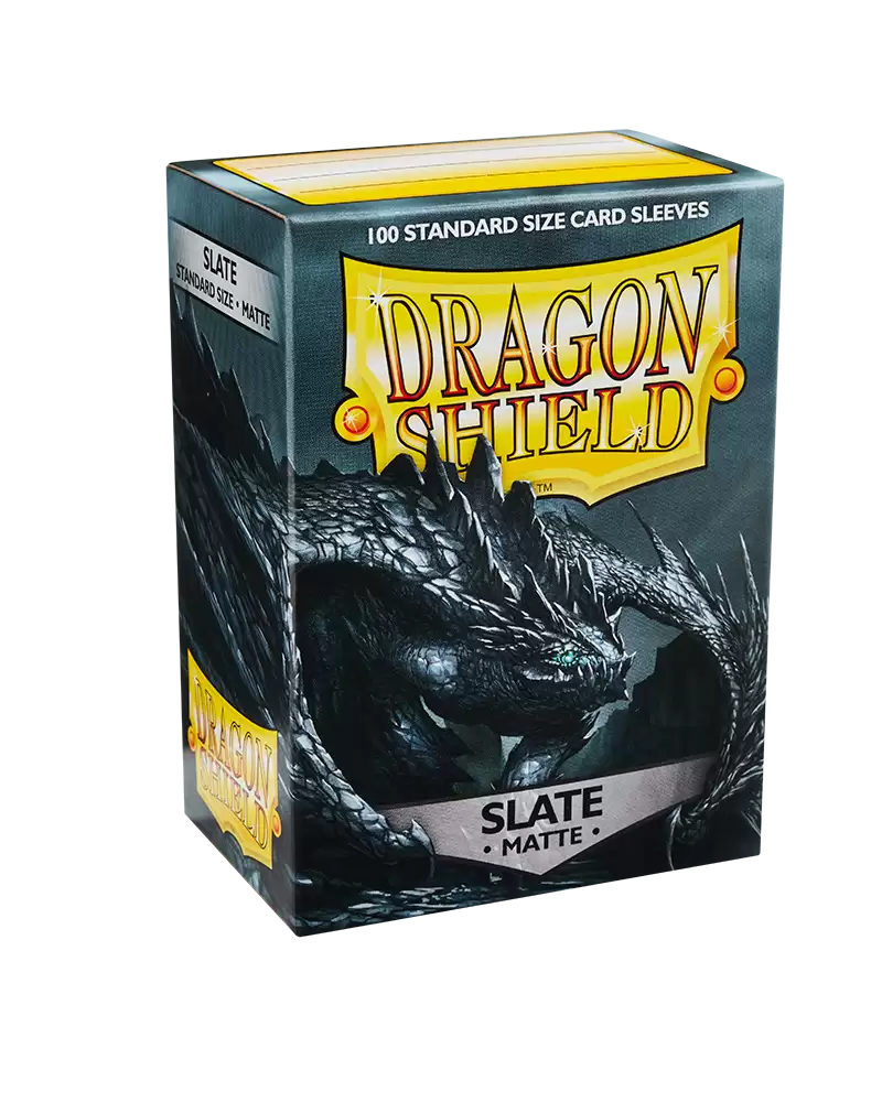 Dragon Shield Sleeves Matte Slate Pose 5