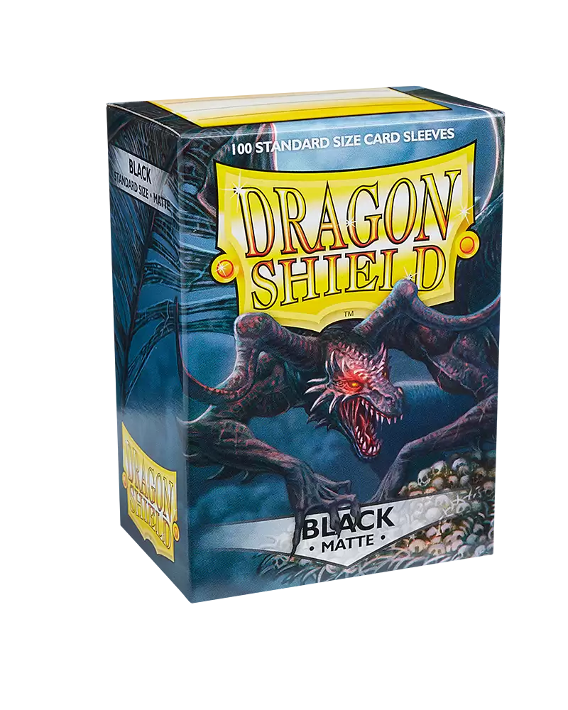 Dragon Shield Sleeves Matte Black Pose 5