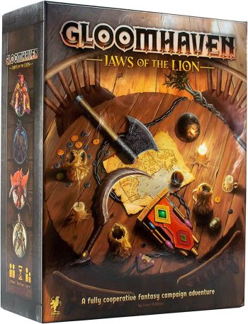Gloomhaven Jaws Of The Lion With Removeable Sticker Set & Map Pose 1
