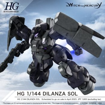 Gundam The Witch from Mercury 1/144 High Grade Dilanza Sol Pose 1