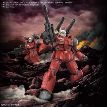 Gundam Universal Century 1/144 High Grade Guncannon Cucuruz Doan's Island Ver Pose 1
