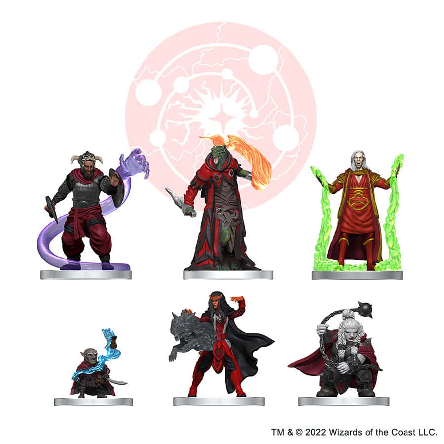 Dungeons & Dragons Onslaught Red Wizards Faction Pack Pose 1
