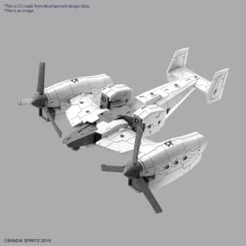 30 Minute Missions 1/144 Extended Armament Vehicle Tilt Rotor Ver Pose 1